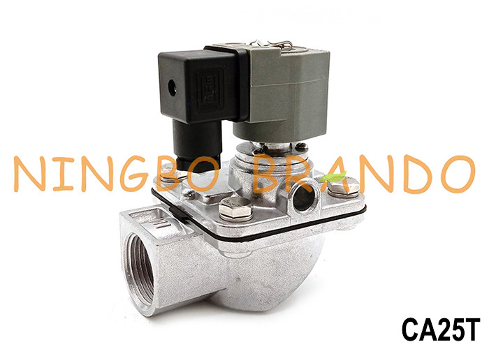 AC220V CA25T 1“ de Impuls Jet Valve Right Angle Type van de Stofcollector