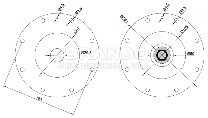 De Reparatie Kit For 2 van het K5004m1638a FKM K5005 M1639A Diafragma van de Impulsjet valve van“ CA/RCA50 2-1/2“ CA/RCA62 de afmeting