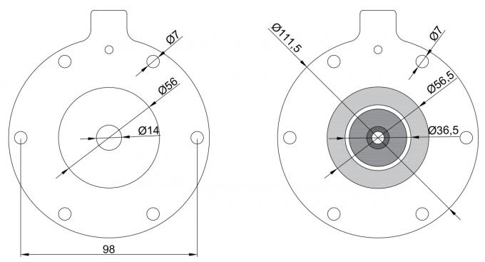 11/2“ SBFEC-Type de Industriële van de de Verwijderingsfilter van het Zakstof Afmeting van de Impulsjet valve diaphragm repair kit