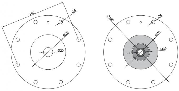 2“ DMF/MF-Reekssbfec Type de Afmeting van Impulsjet valve diaphragm repair kit