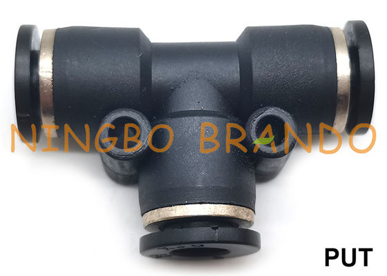 PUT Union Tee Plastic Pneumatische Slangkoppelingen 3 Way 1/8'' 1/4'' 3/8'' 1/2''