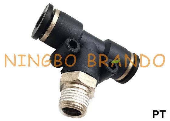 PT-G T-vorm mannelijke tak T-stuk Push In Connect pneumatische slangkoppelingen