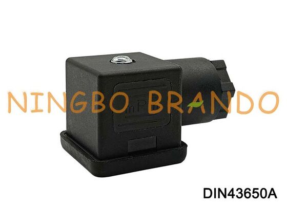 DIN43650A magneetspoelconnector 18 mm 3-pins DIN 43650 type A