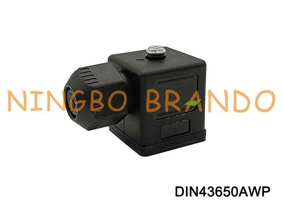 DIN43650A waterdichte magneetventielspoelconnector IP67