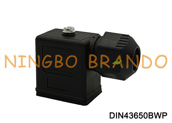 DIN43650B waterdichte magneetventielspoelconnector IP67 DIN 43650 vorm B