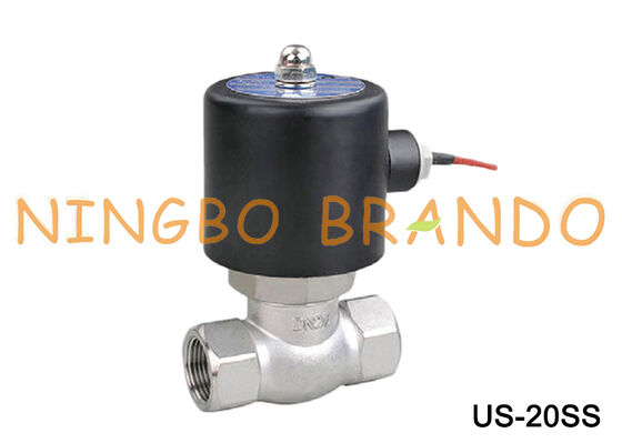 3/4'' RVS Stoommagneetventiel UNI-D Type US-20 24VDC 220VAC