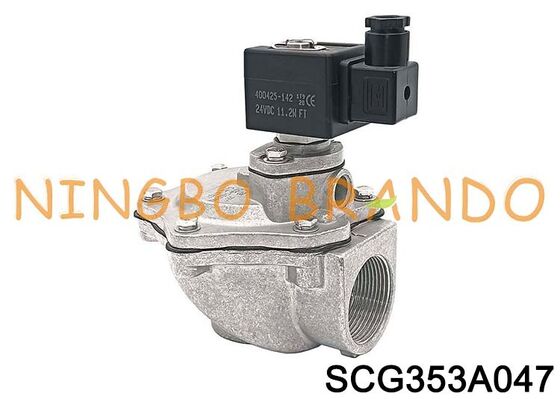 G1-1/2'' SCG353A047 Rechte Hoek Membraan Magneetventiel DC24V AC220V
