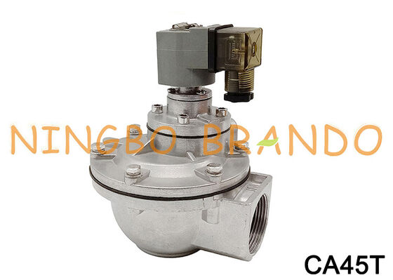 CA45T G1-1/2'' Stofafscheider Pulsmembraanventiel 220V 110V 24V