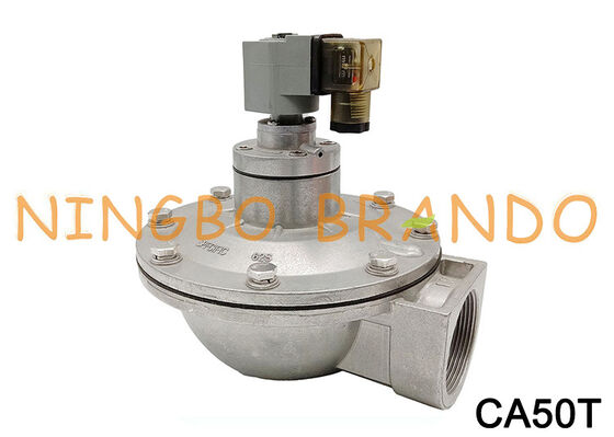 G2'' CA50T Rechtehoek Pulsjet Solenoïde Valve AC220V AC110V DC24V