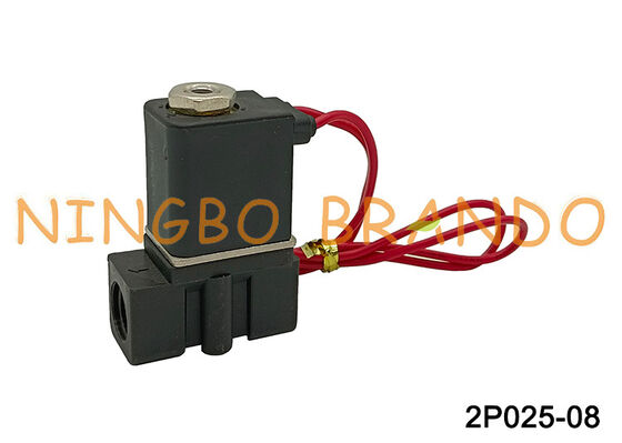AC220V 2P025-08 1/4'' 2/2 rechtstreeks werkend kunststof pneumatisch magnetoventil