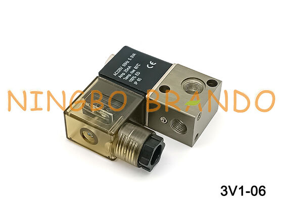 Elektrisch pneumatisch magneetventiel 3V1-06 12VDC 24VDC 110VAC 220VAC