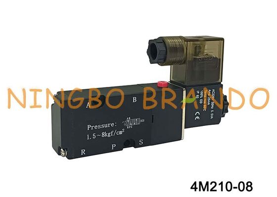 AirTAC Type 4M210-08 magneetventiel 5/2-weg pneumatisch richtingsventiel