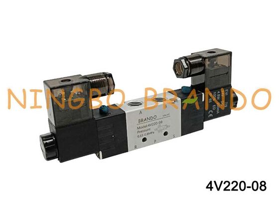 Airtac Type 4V220-08 Pneumatisch magneetventiel 5/2-weg