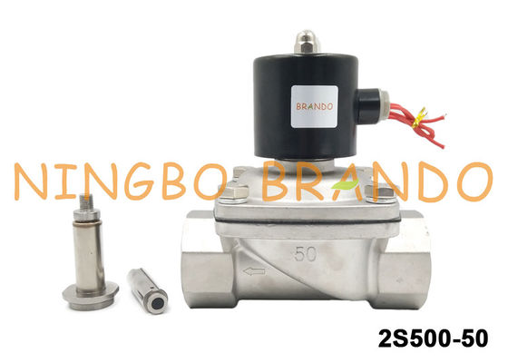 UNID Type suw-50 Klep van de het Roestvrije staalsolenoïde van G2 de“ voor Waterbehandeling DC24V AC220V