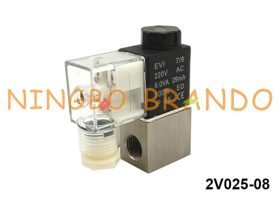 1/4“ het Type van PT NPT BSP Airtac Pneumatische Solenoïdeklep 2V025-08-DC24V