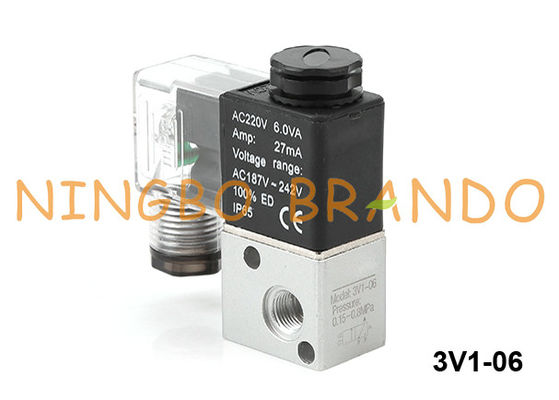 het Type van 3V1 Airtac Pneumatische Solenoïdeklep 3V1-M5 3V1-06 3V1-08