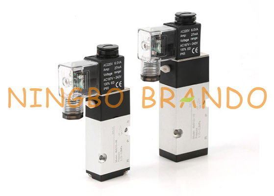 Airtactype Pneumatische de Solenoïdeklep 5/2 Manier 12V 24V 110V 220V van Namen