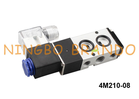 het Type van 4M210-08 Airtac de Solenoïdeklep 5/2 Manier G1/4“ 24V 220V van Namen