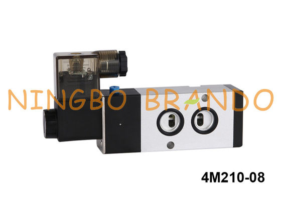 5/2 van de Solenoïdeklep 4M210-08 Airtac van G1/4“ Namen Type 24V gelijkstroom 220V AC