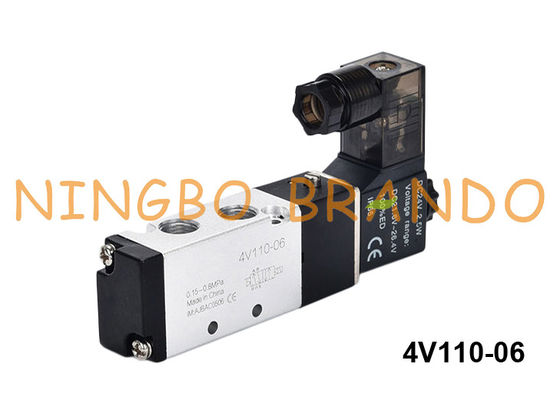 het Type van 4V110-06 Airtac Pneumatische Solenoïdeklep 4V110-06-DC24V 24VDC