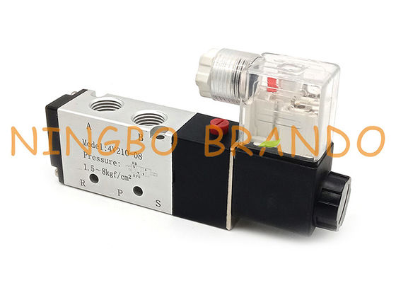4V210-08 1/4“ Duim 5/2 Klep van de de Controle de Pneumatische Solenoïde van de Manierlucht