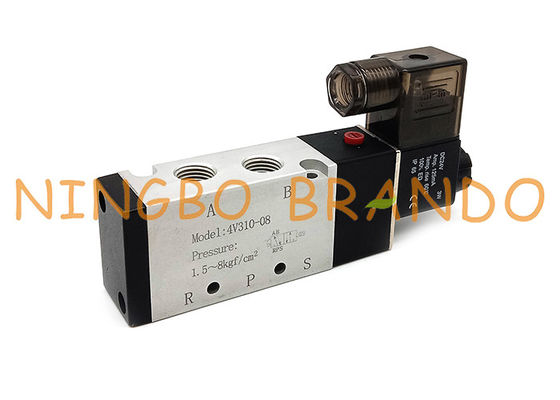 4V310-08 1/4“ Duim Enige Solenoïde 5/2 Klep van de Manier de Pneumatische Lucht