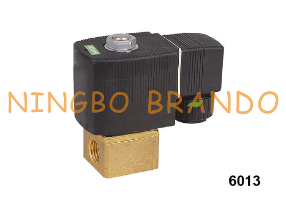 6013 BR 2 de Solenoïdeklep 1/8“ 24V gelijkstroom van A1/8 FKM van het Maniernc Messing