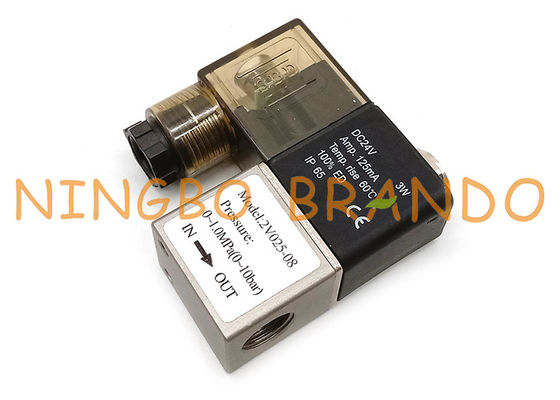 2V025-08 2 Positie 2 Haven 1/4“ de Pneumatische Klep van NC DIN43650A