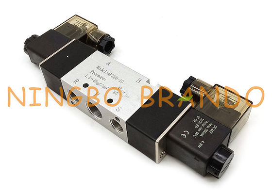 Airtactype Klep van 4V320-10 3/8“ 5/2 Manier Eind Pneumatische Solenoïde