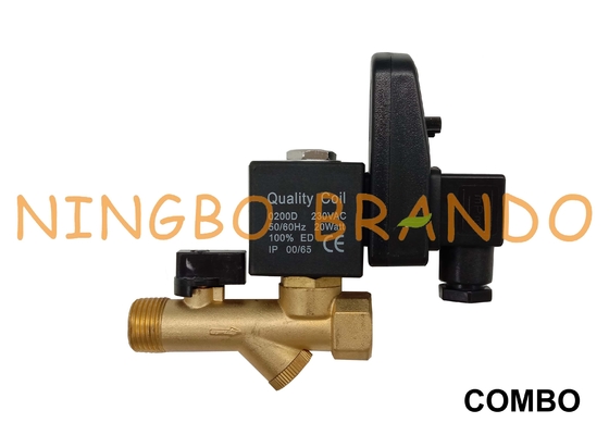 Jorctype Automatische Gecondenseerde Afvoerkanaalklep voor Luchtcompressor 220VAC