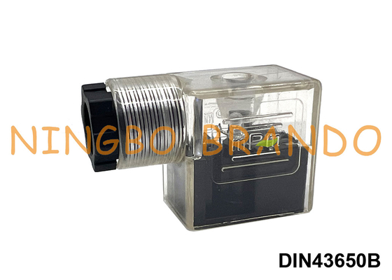 De Schakelaar van de de Solenoïderol van DIN43650B IP65 MPM met LEIDEN DIN 43650 Vorm B