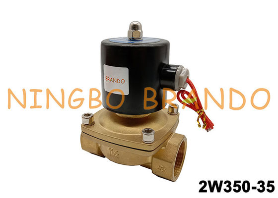 240V 1-1/4“ van de het Messingssolenoïde van de Waterlucht de Klep 2W350-35-240V AC