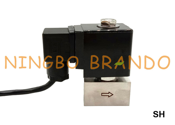 Klep van de het Roestvrije staalsolenoïde van de 300 barhoge druk 1/4“ 3/8“ 24V 110V 220V